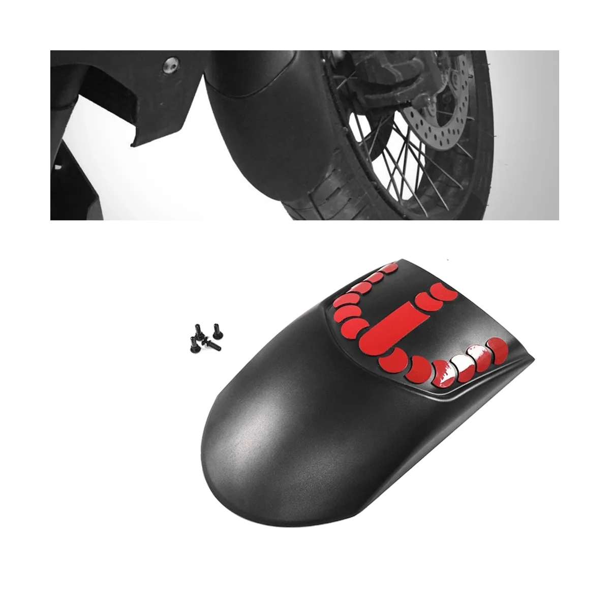 Front Fender Mudguard Extender Extension for Honda VFR 1200 X