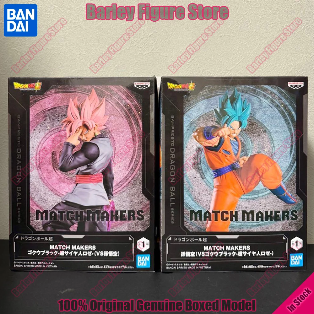 

Banpresto Dragon Ball Super MATCH MAKERS Son Goku VS Zamasu Goku Black Super Saiyan Rose Anime Figure Collectible Gift In Stock