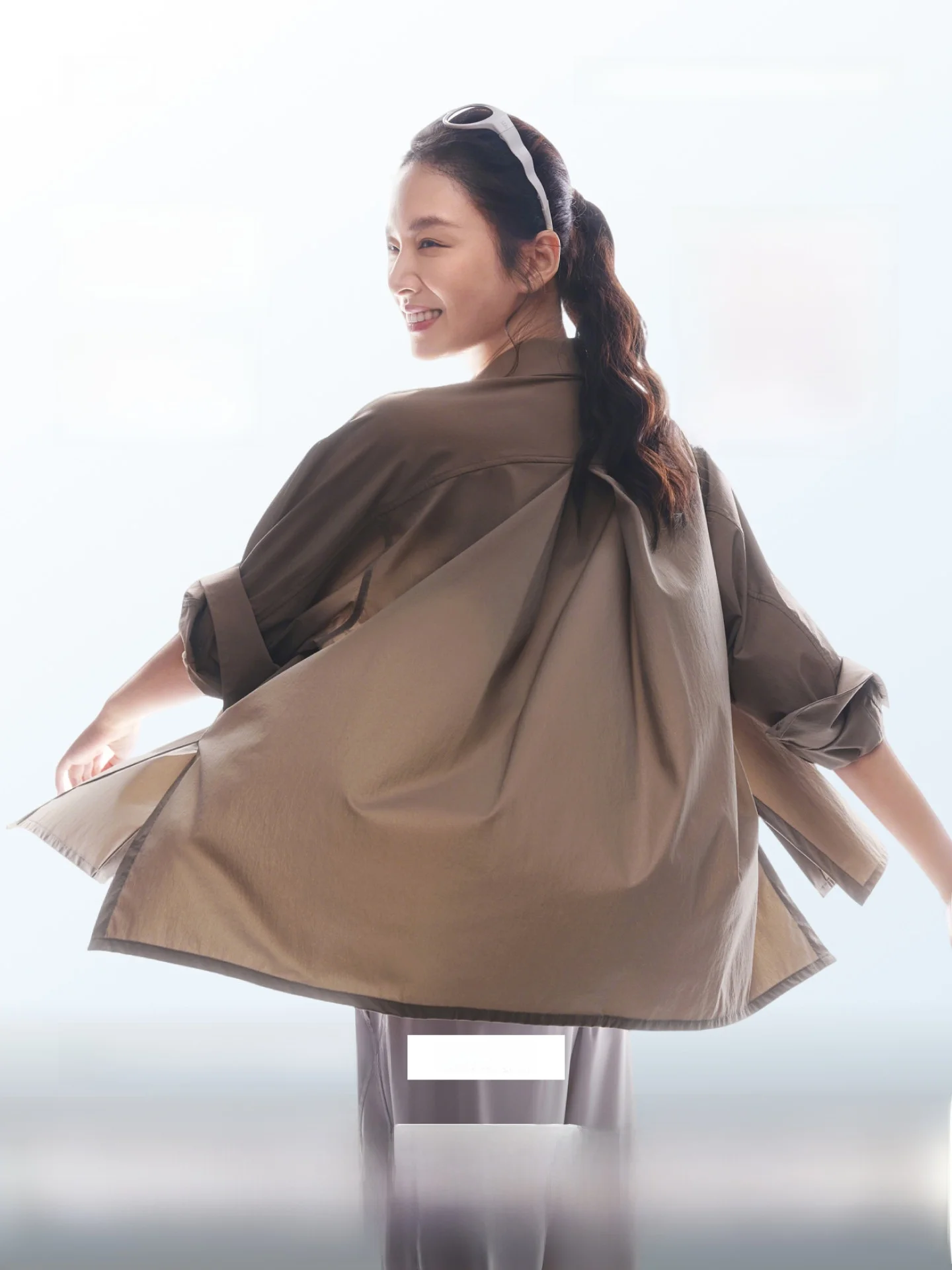 

Qui Dry Ladies Sun Protection irt DS006 Outdoor Commuting Skin Clothes Breathable Heat Bloing UV Protection Clothing