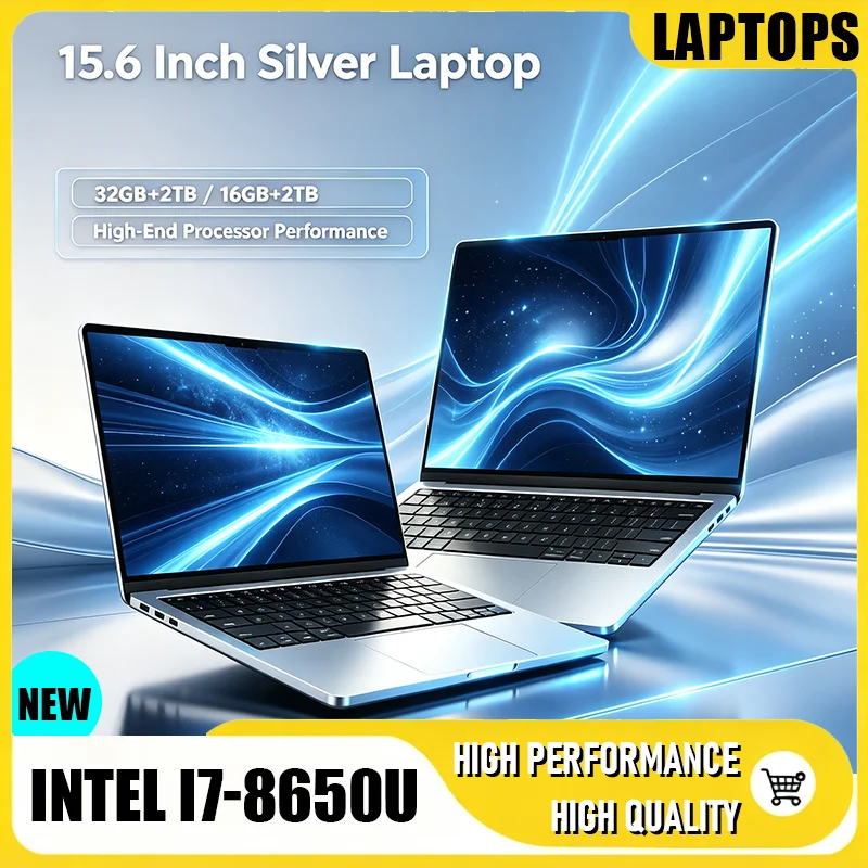 Designed for Gamers PC Notebook Portable Fingerprint Unlock 32GB RAM Intel Core i7 8650U 15.6 Inch Gaming Laptop