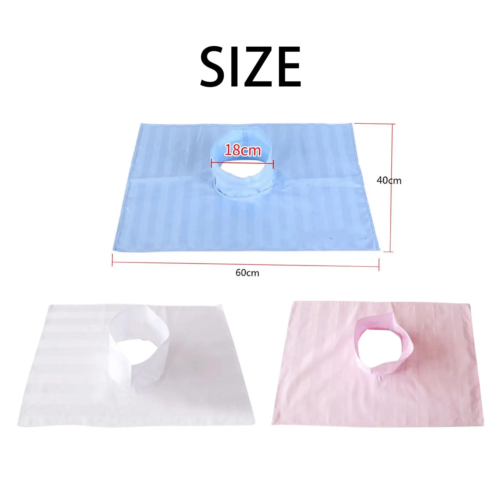 Massage Table Sheet with Face Breath Hole, Cotton Massage Bed Sheet, Reusable,