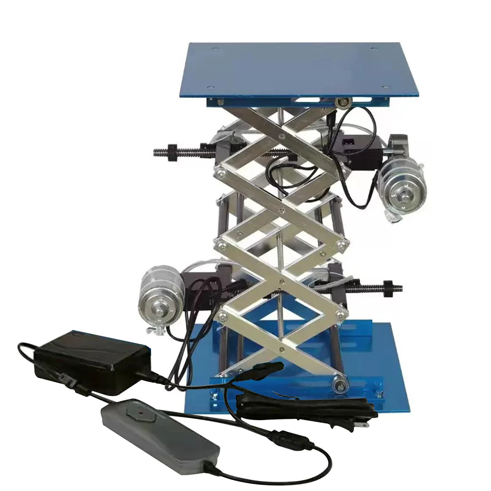 Small Electric Lift Table Laboratory Lift 40KG (88LB) High Load Mini Lifting Platform With Power Adapter And Controller