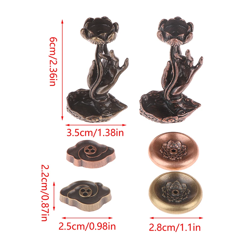 Backflow Incense Buddha Hand Lotus Incense Frame Incense Zen Tea Ceremony Table Tea Table Furnishings