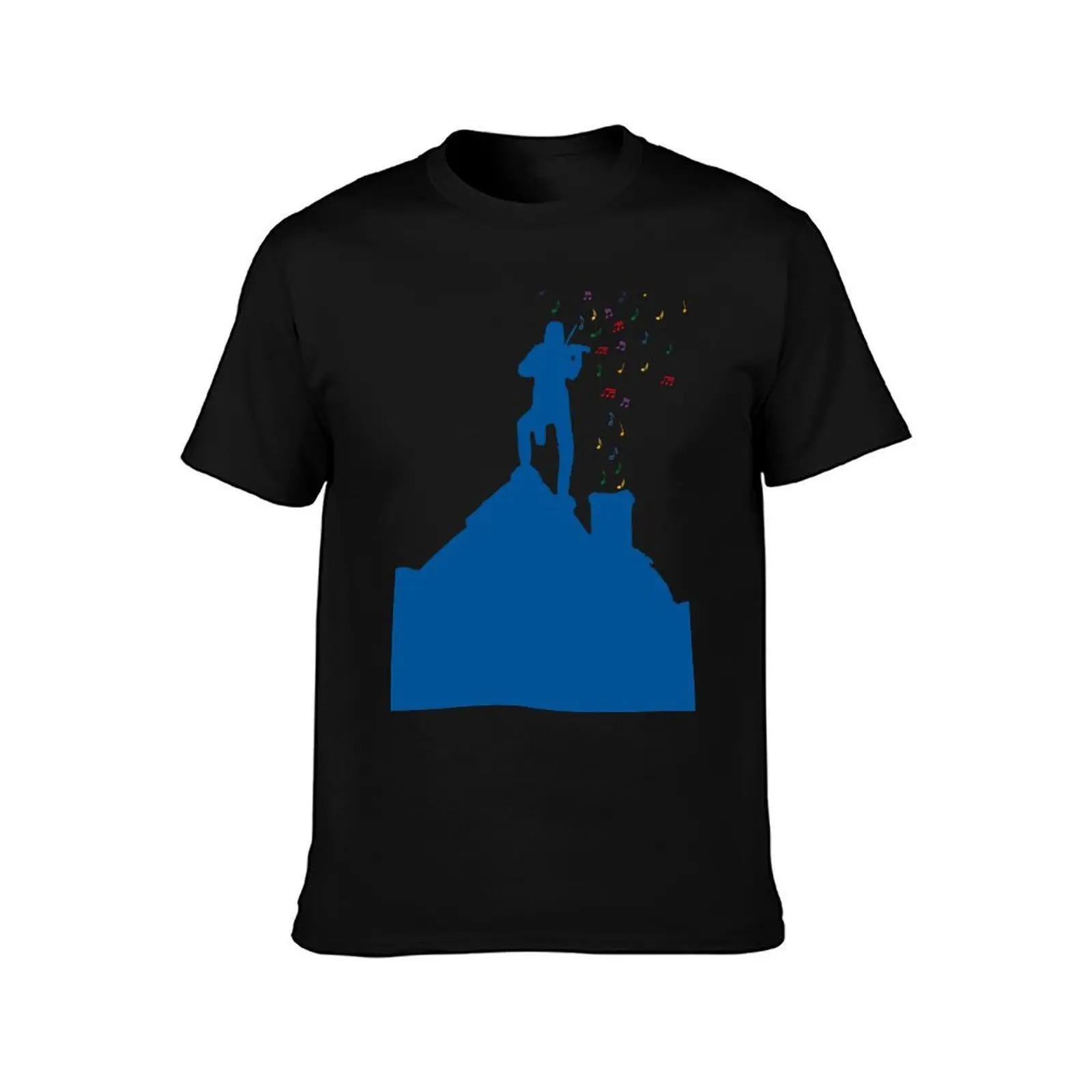 Fiddler on the Roof T-Shirt, Summer Casual Cotton Tee, Oversized Streetwear Tops, Vintage Graphic Print, Loose Fit Short Sleeve