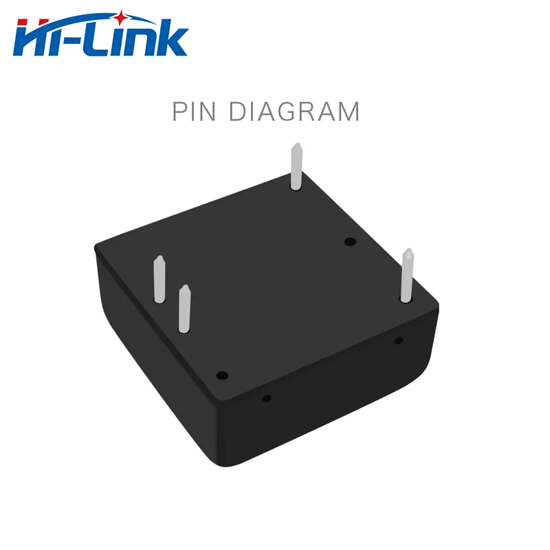 Hi-Link 6W 24V to 12V 500mA DC-DC Isolated Converter VRB2412YMD-6WR3 Step Down Switching Power Supply Module for EV charging