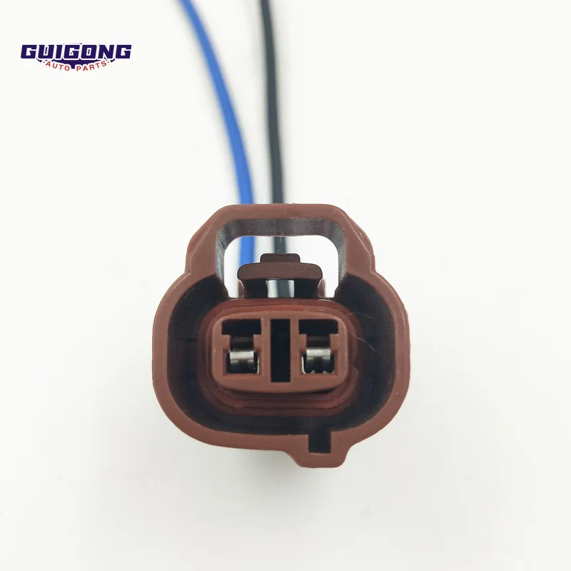 

Штепсельная Вилка для автомобильного датчика скорости клапана кондиционера, переключатель давления, штепсельная вилка с проводом, 2 отверстия, патрон для противотуманной фары