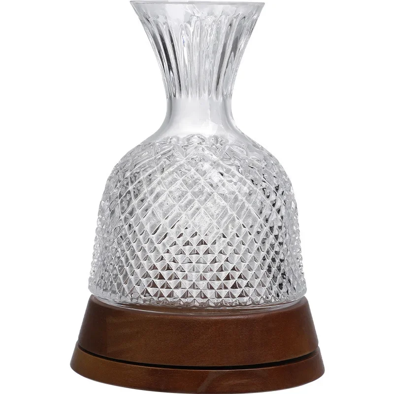 

European light luxury crystal fast vortex red wine decanter set household red wine glass advanced sense rotating wine dispenser