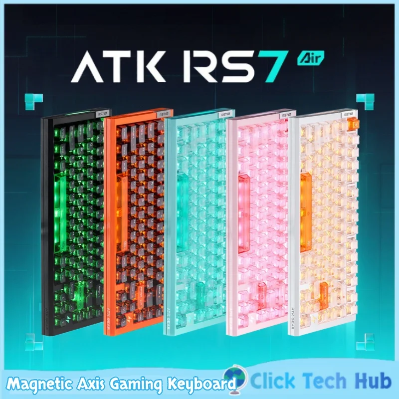 Atk Rs7 Air Magnetic Axis Gaming Mechanical Keyboard Esports 8k  0.08ms Latency Customized For Valorant Delta Action Pc Gamers