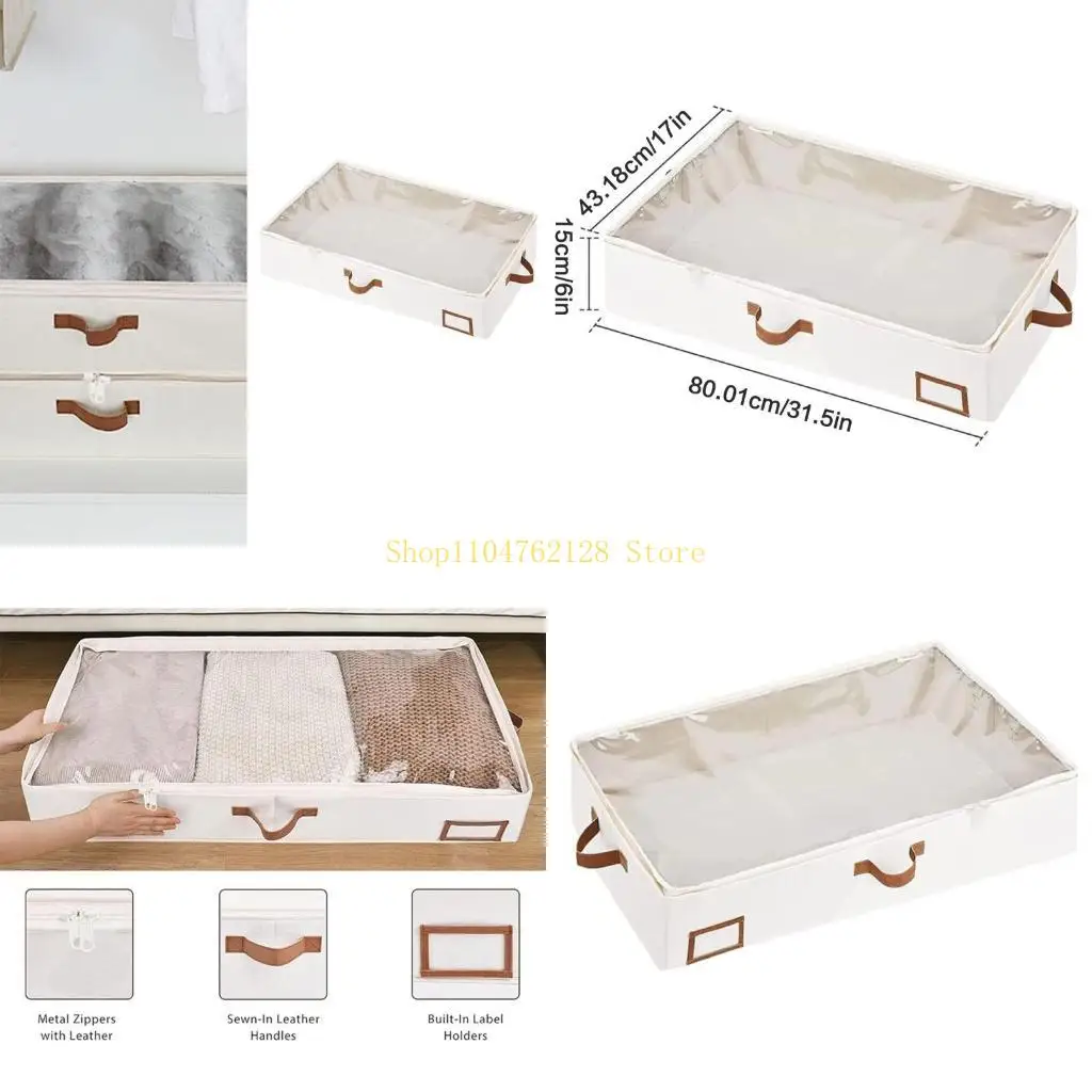 Underbed Storage Bin for Comforters Shoes and Toy Under Bed Clothes best sale