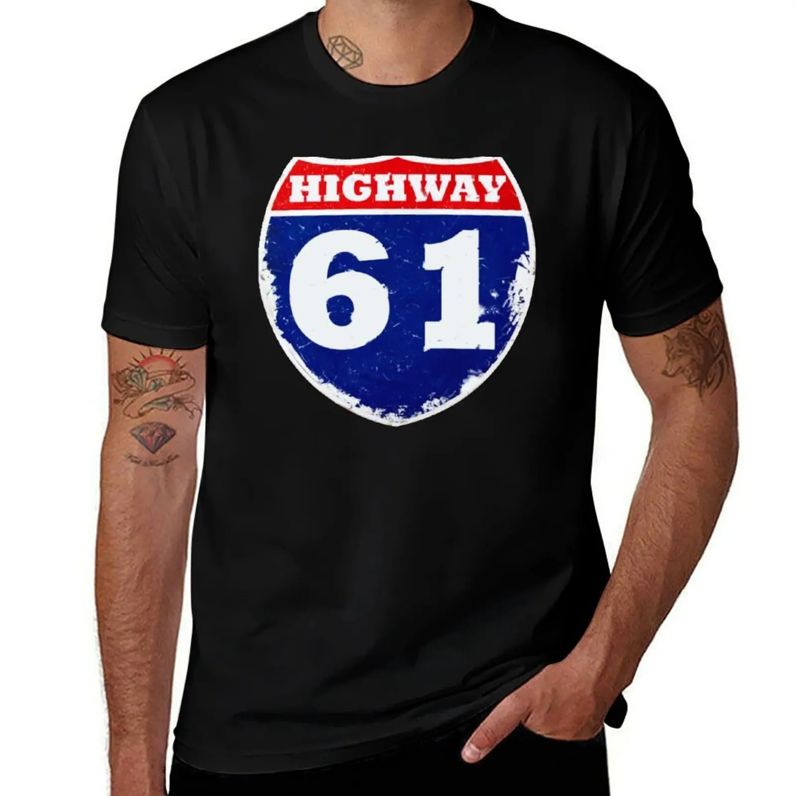 Highway 61 Revisited T-Shirt Sporty Casual Quick Dry T-Shirt