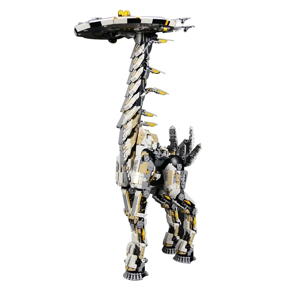 MOC Tallneck Mecha Monster Building Blocks Set Long Necked Beast Animal Model 2945PCS Bricks Toys for Game Fans Adult Kids Gifts