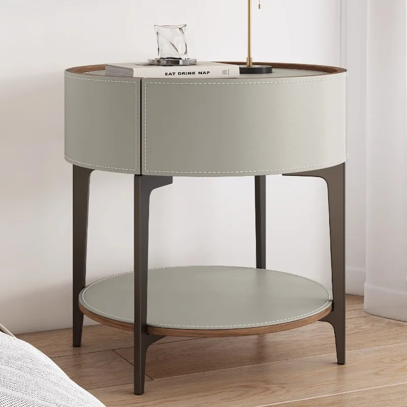 

Cabinets Mobile Bedside Table Bedroom Librero Storage Luxury Organizer China Nightstand Wood Mesitas De Noche Home Furniture