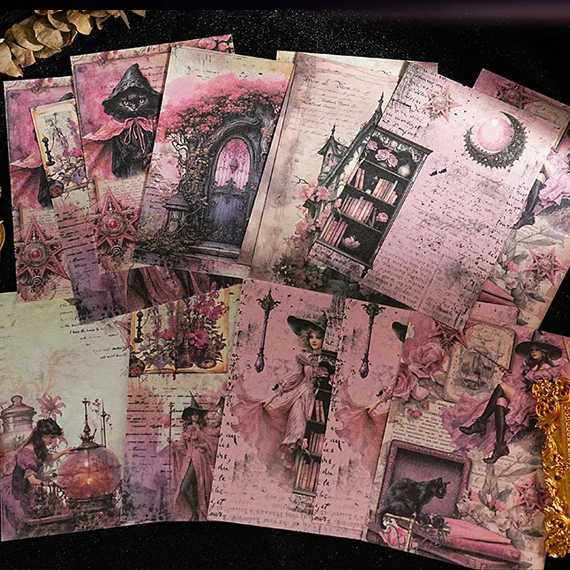 Mr Paper, 2 style po 60 arkuszy/worek Wizarding World Series Materiał Papierowe artykuły papiernicze kawaii