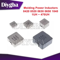 10PCS 0420 0520 0630 0650 1040 1R0 2R2 6R8 SMD Molding Power Inductors 1UH 2.2UH 4.7UH 10UH 22UH 47UH 68UH 100UH