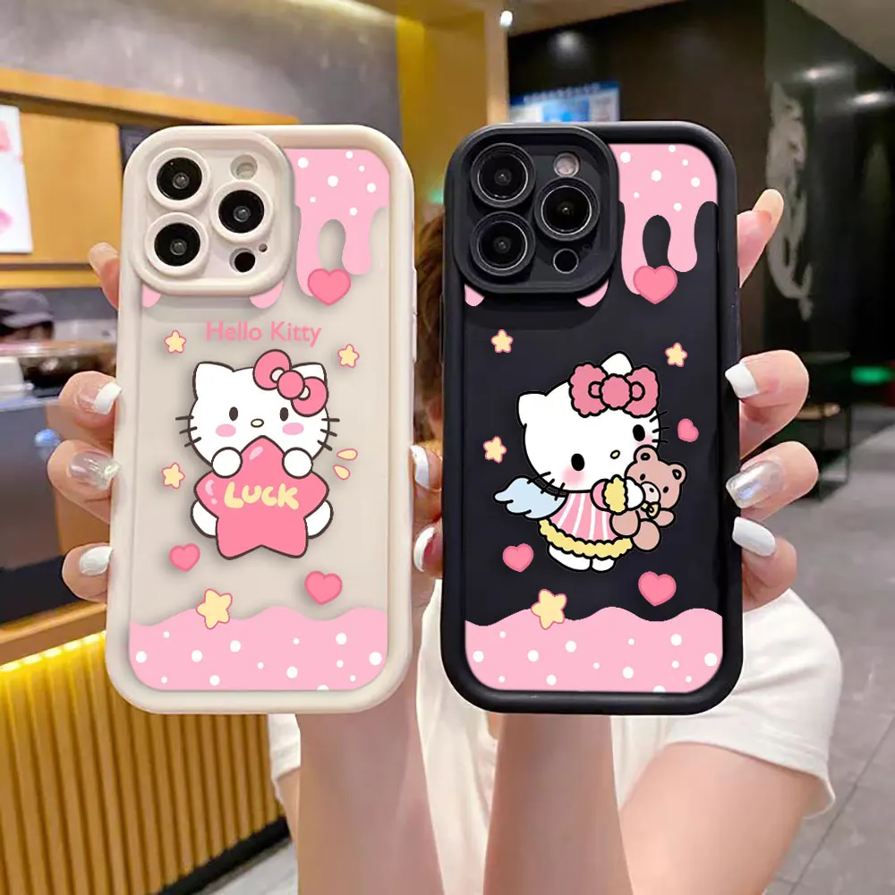 

Cartoon Cute Hello Kitty Cover Phone Case For Oneplus 11 10R 8T NORD CE 2 3 4 LITE ACE 2 3 Google PIXEL 7 8 7A 8A 9 Case Funda