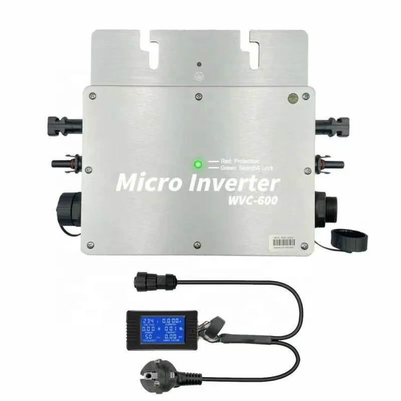 Digital Display Solar Micro Inverter 600W On Grid IP65 Waterproof Single Phase MPPT PV Converter