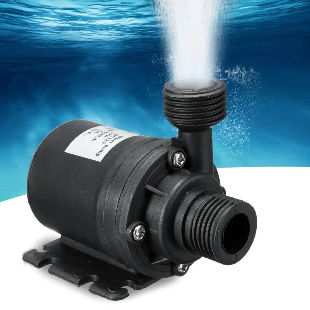 Direct Current 12V Water Pump Brushless Magnetic Drive Submersible Water Pump 800L/H 5M Ultra Quiet Water Pump for Fish Tank