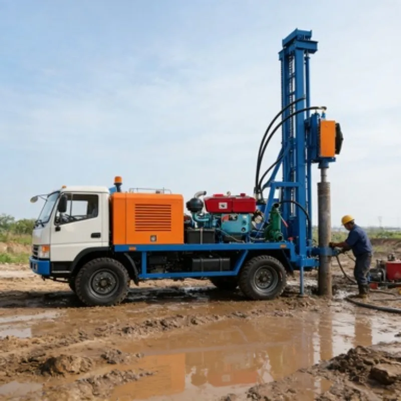 

Efficient Crawler Water Well Drill Rig for Deep Water Exploration Within 200m