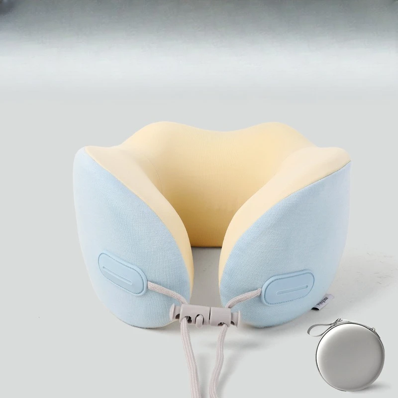 Memory Foam U Shaped Pillow Travel Neck Pillow Portable Neck Support for Airplane Office