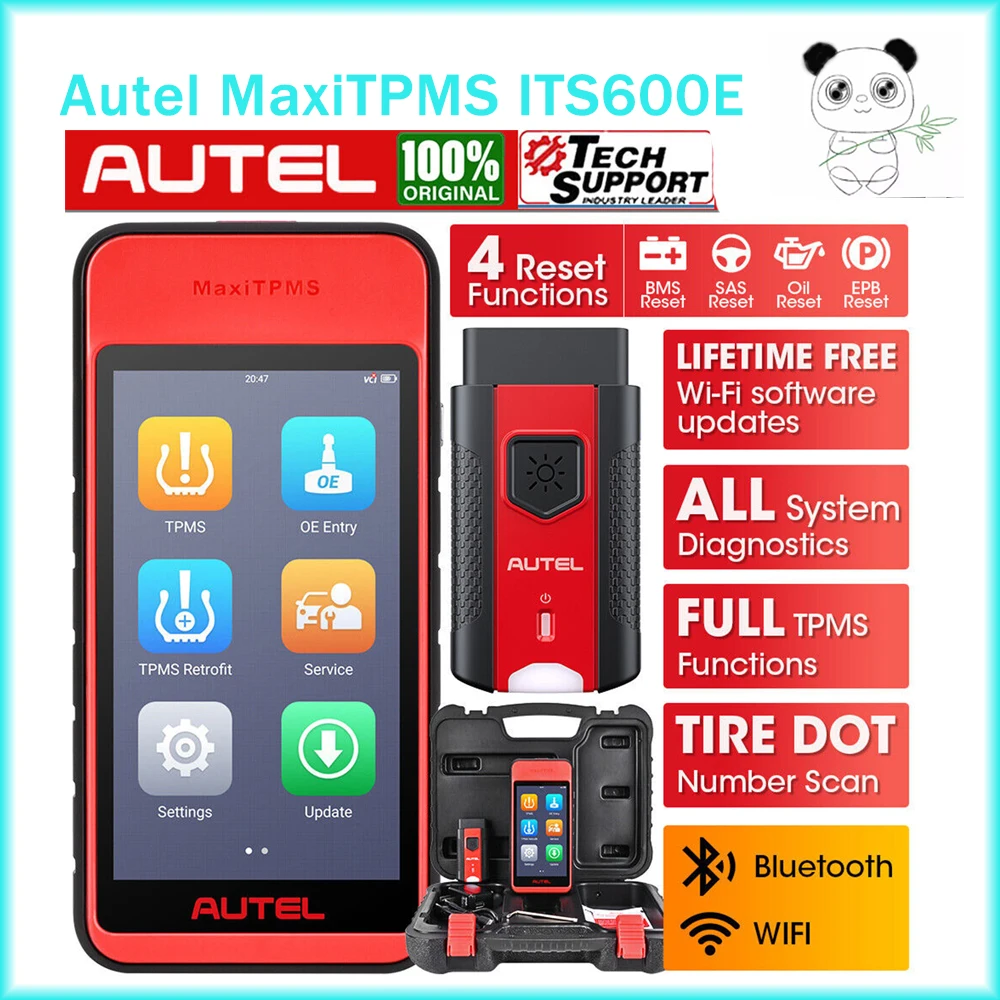 

Original Autel MaxiTPMS ITS600E TPMS Programming Relearn Diagnostic Tool Oil EPB BMS SAS Activate/Relearn All Sensors Functions