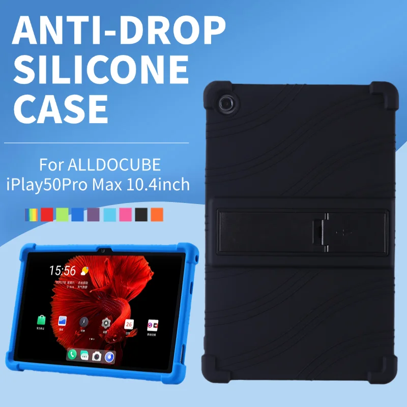 

Для ALLDOCUBE iPlay50Pro Max 10,4-дюймовый противоударный чехол, мягкая силиконовая подставка, защитный чехол