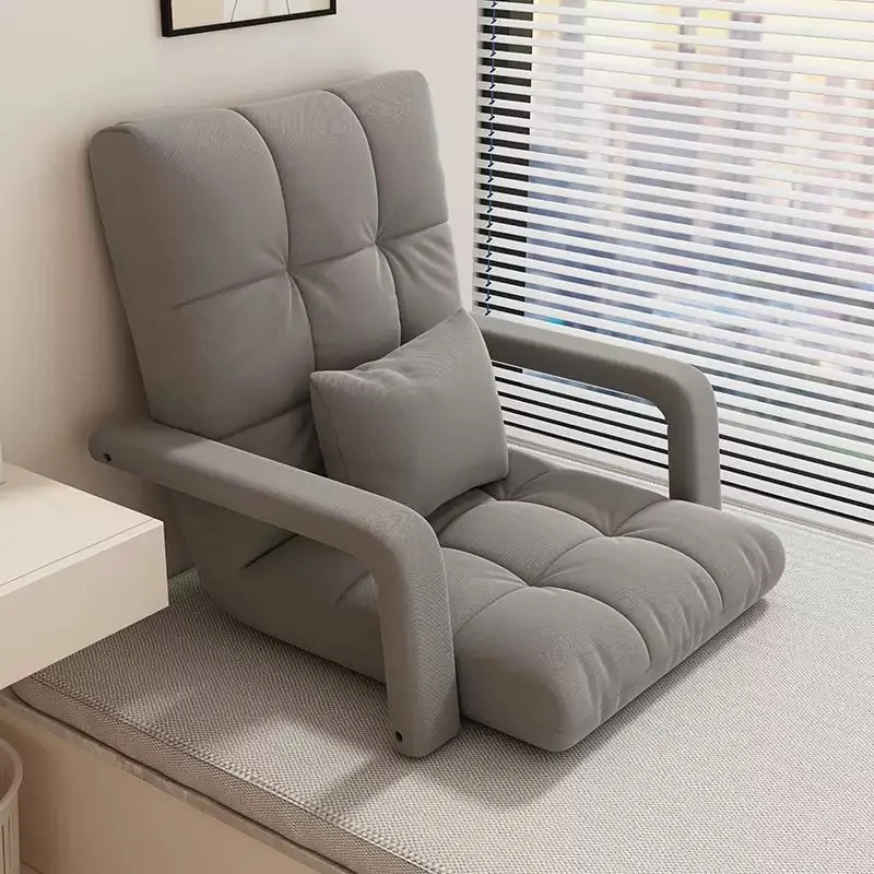 

Home Lazy Sofa Tatami Seat Backrest Chair Bedroom Small Sofa Foldable Dual-purpose Single Lounge Chair