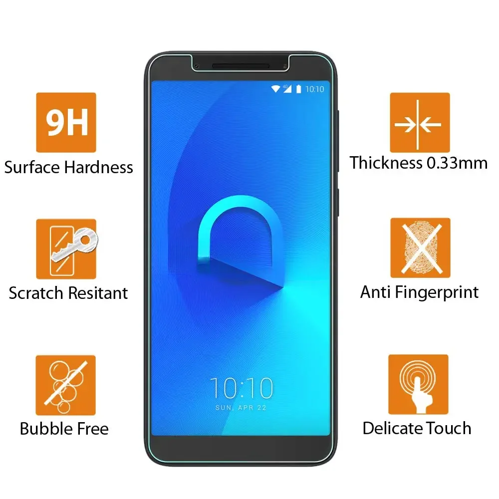 Tempered Glass Protective Film for Alcatel 1X 5059D 3 5052D 5 5086D 7 6062W 3X 5080Y 3V 5099D 3C 5026D Screen Protector