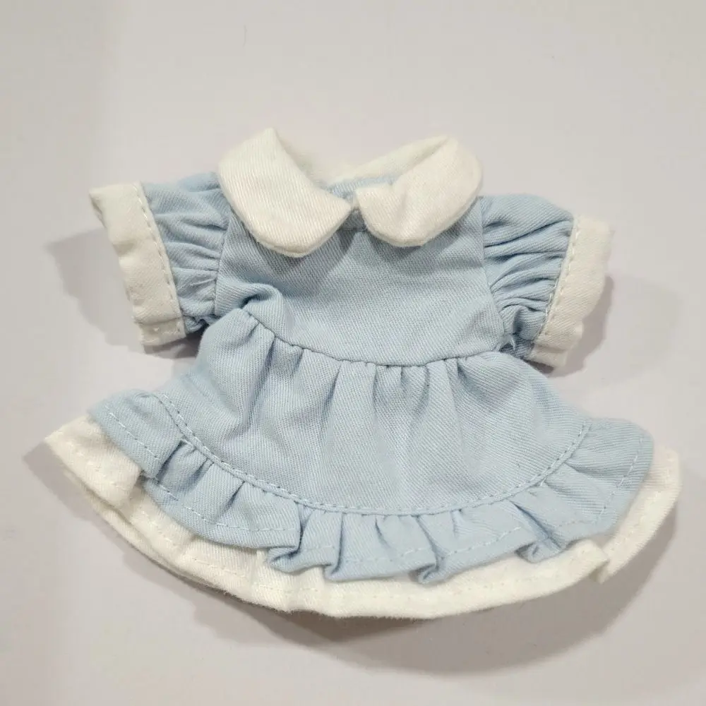 Vestido de princesa de algodón para muñeca Multicolor de 10cm, traje de muñecas reemplazable hecho a mano, vestidos bonitos para muñecas de juguete