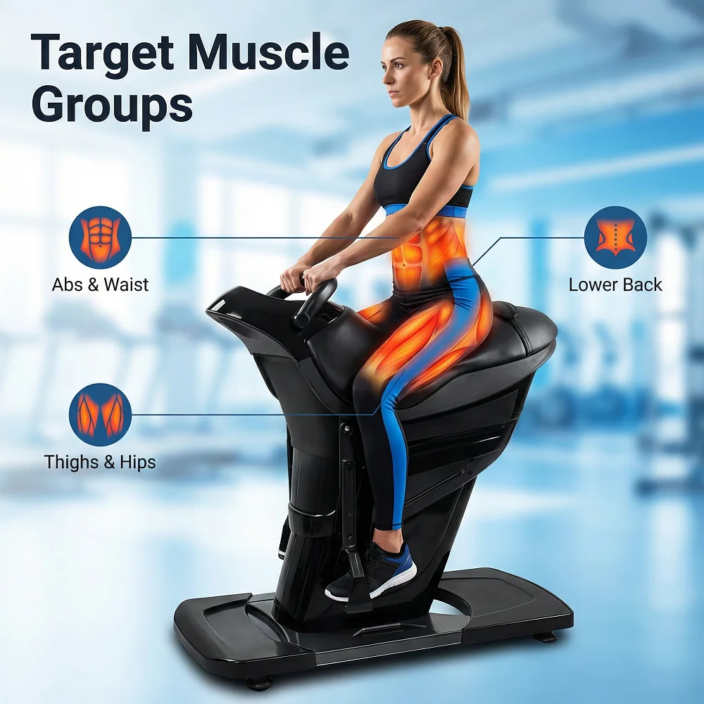 Electric Horse Riding Machine Fitness Simulator OEM Wholesale Certified Home Gym Equipment Horseback Riding Simulator