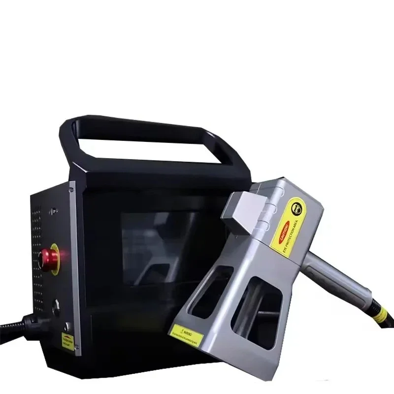 lithium battery touchscreens Handheld Protective cover 20W 30W 50W Fiber laser marking machine metal plastic engraver