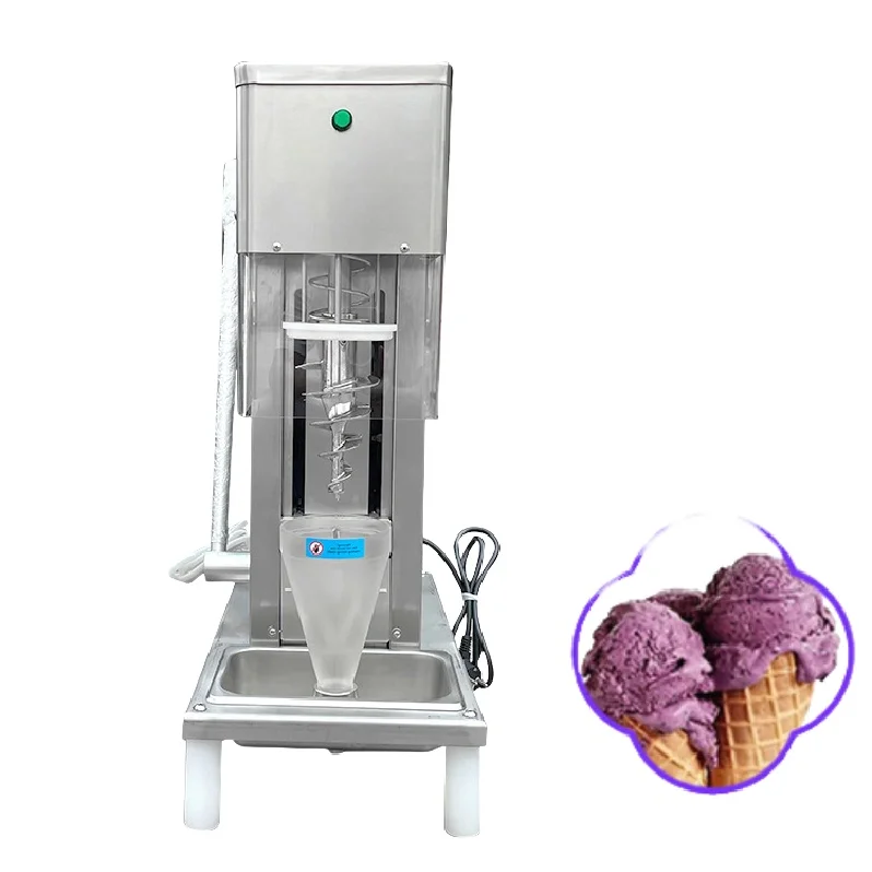 Ice Cream Mixing Blender Machine Professional for Soft Swirl Frozen Fruits