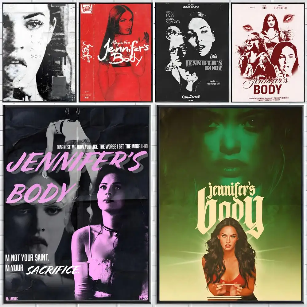 horror comedy J-Jennifer's Body Poster Distinct Home Decor Concepts Chic Indoor Art Pieces