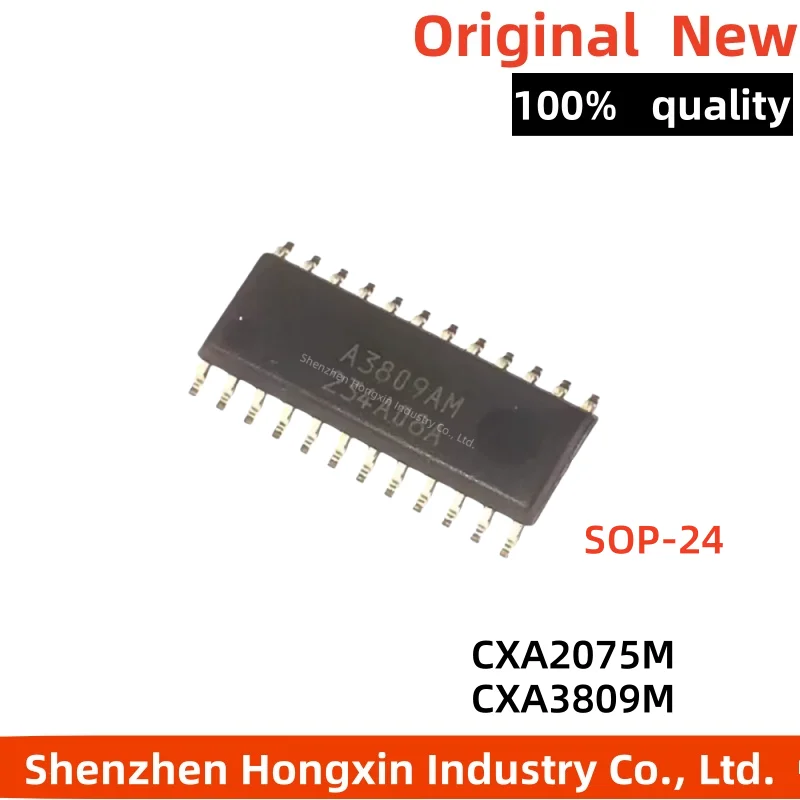1 قطعة CXA3809 CXA3809M CXA2075M حزمة SOP-24 سطح شنت التشفير رقاقة تحويل IC #1