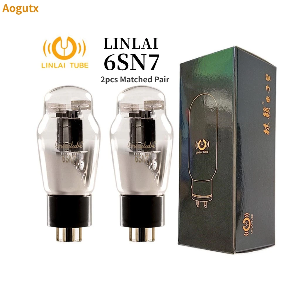 

Aogutx LINLAI Vacuum Tube 6SN7 Replaces CV181 E-6SN7 CV181-TII 6H8C 6N8P 5692 HIFI Audio Valve Electronic Tube AMP Amplifier