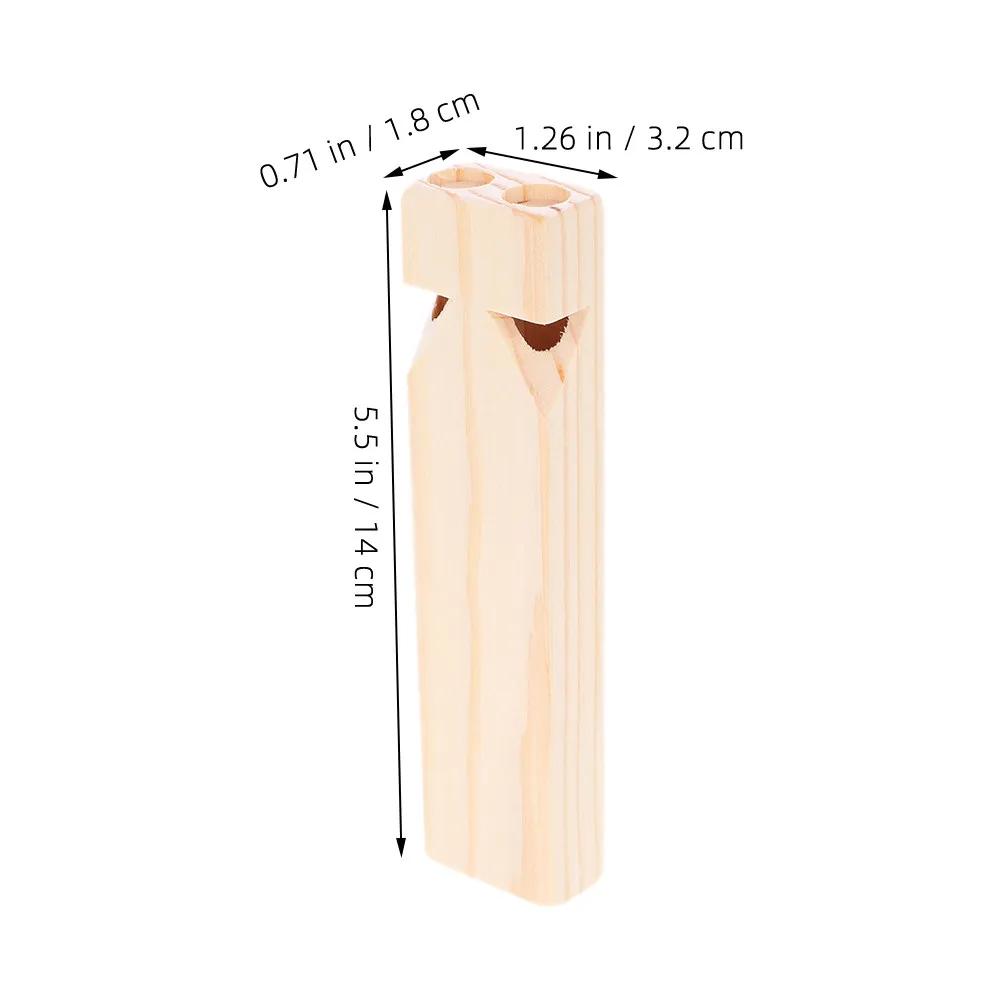 3Pcs Wood Whistle Set for Kids DIY Musical Instruments Improve Artistic Expression and Auditory Exploration Preschool Aid