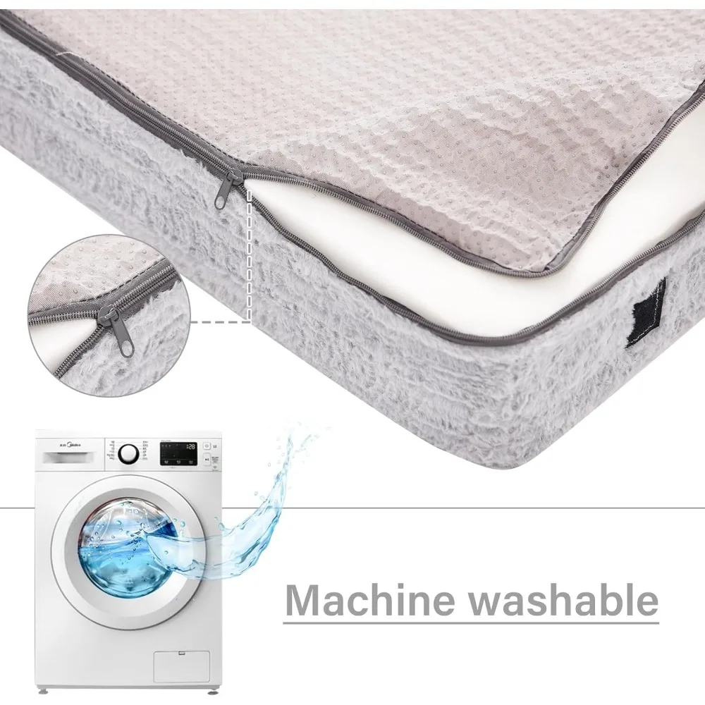 سرير أريكة فردي محمول مع وسادة وقماش قطيفة، بما في ذلك حقيبة تخزين مثالية لمساحات المعيشة واستخدام كراسي الأرضية #6