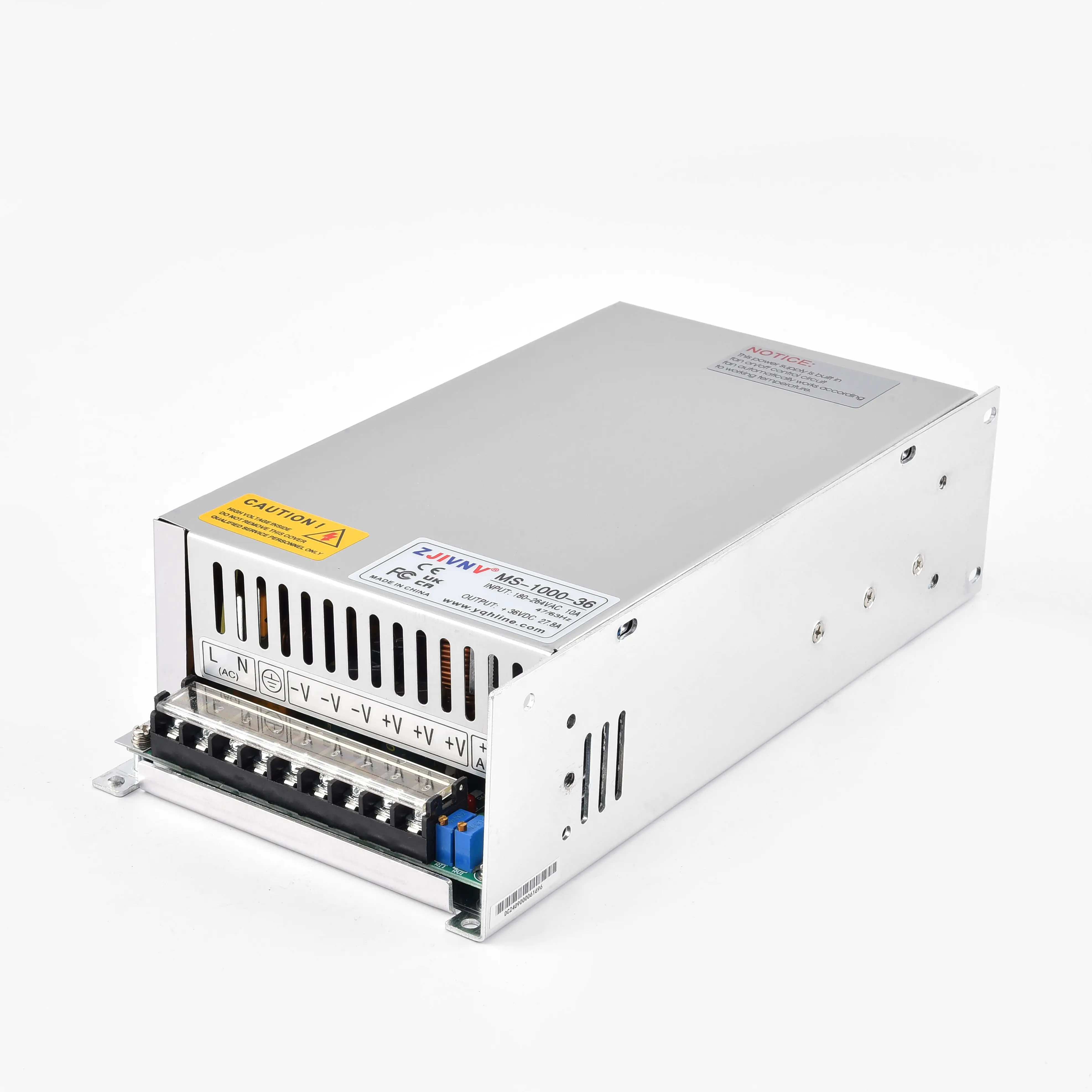 

Импульсный блок питания 1000 Вт, 12В/24В/36В/48В/60В/80В/90В/110В, регулируемое напряжение и ток, источник питания для двигателей