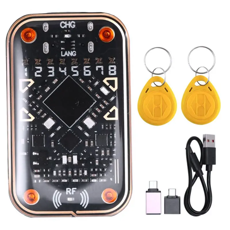 

FEDI-Chameleon Ultra V2.0 RFID считыватель смарт-чипов, считыватель RFID-чипов 125K 13.56M, декодер карт, дубликатор NFC