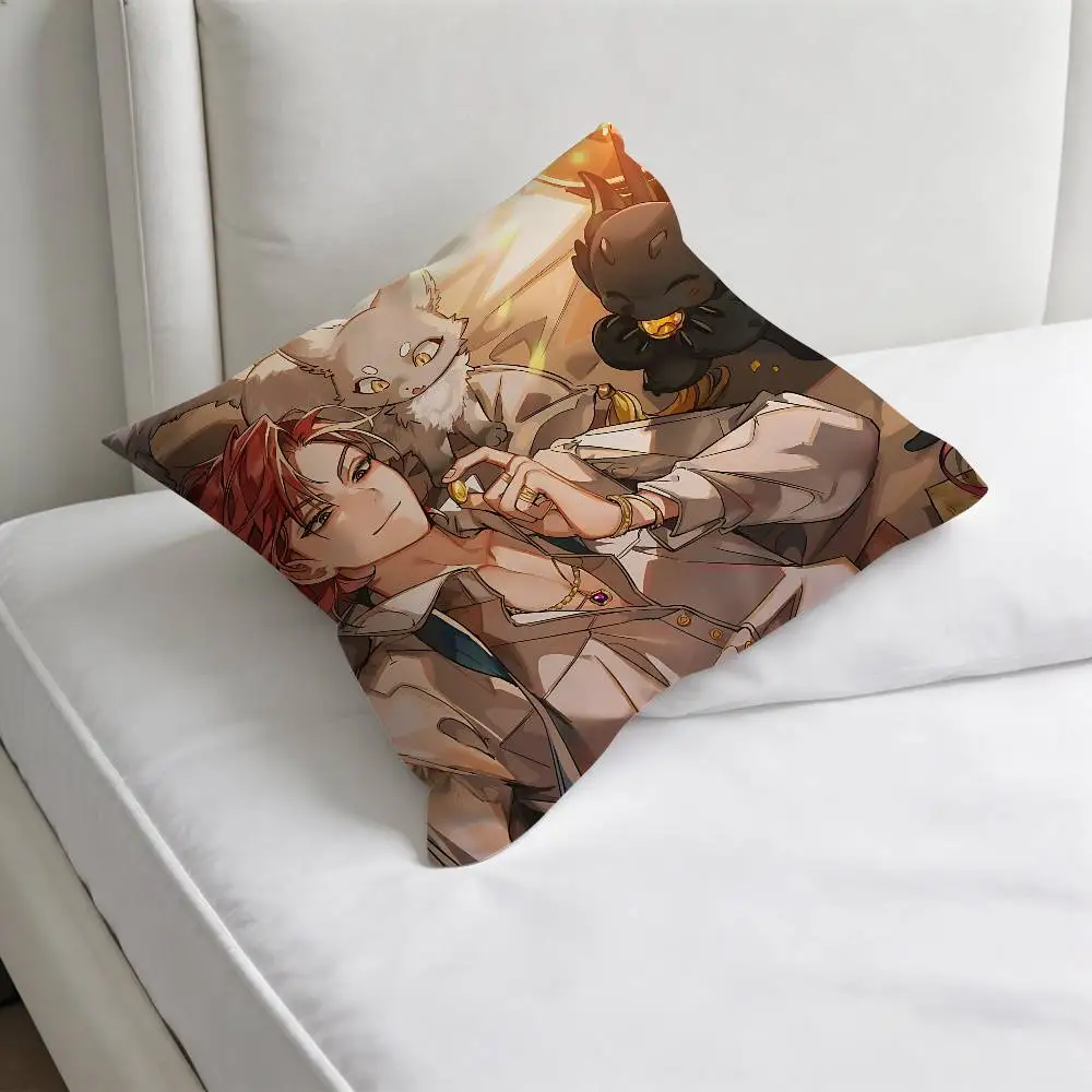 L-Lout of C-Counts Family Square Pillow Case Soft Decorative Throw Pillow Cover for Home Sofa Bed