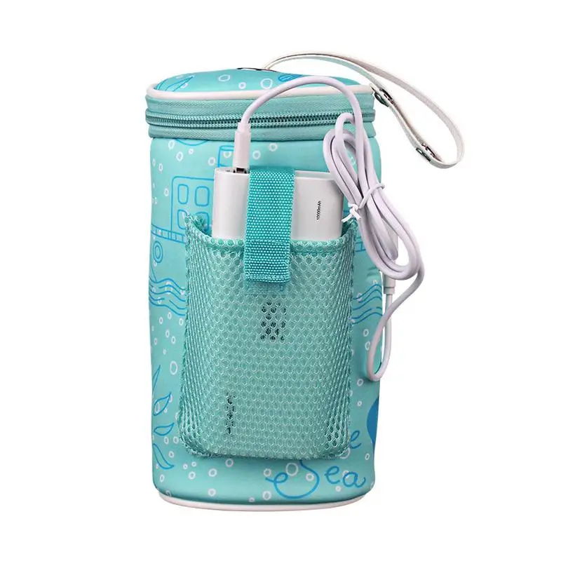 

Baby Bottle Heat Keeper USB Warmer Bag For Baby Bottles Portable Infant Feeding Bottle Bag Insulation Thermostat Heat Keeper