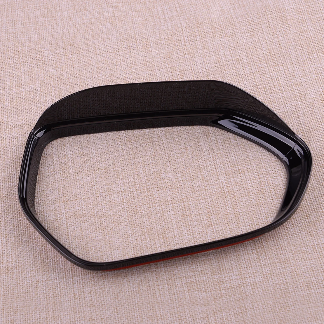 1 زوج مرآة الرؤية الخلفية المطر الحرس الحاجب غطاء الكسوة ABS البلاستيك صالح لتويوتا كامري 2018 2019 2020 2021 2022 2023 أسود لامع #3