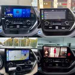 Android 13 For Toyota Highlander 2020 2021 2022 Car Radio GPS Navigation Multimedia Player Stereo Head Unit Screen Audio Video