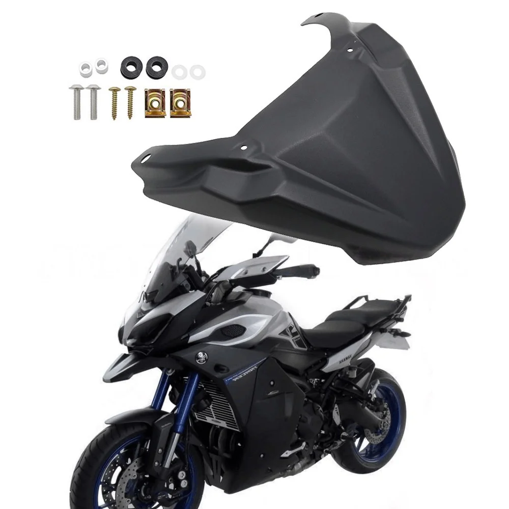 Motorrad Zubehör Kotflügel Vorne Schnabel Gugel Schutz Verlängerung Abdeckung Schwarz Für Yamaha MT-09 MT 09 Tracer 900 GT FJ-09 2015-2019