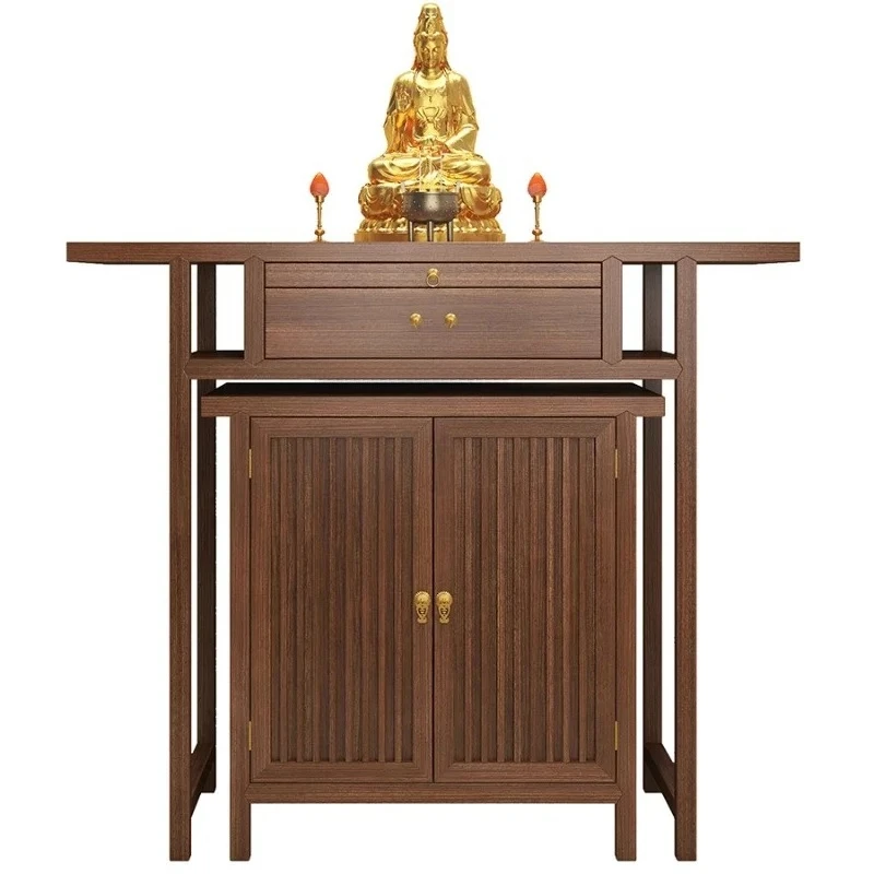 

A16 Solid Wood New Chinese Style Altar Altar Buddha Cabinet Buddha Shrine Buddha Shrine Altar Cabinet