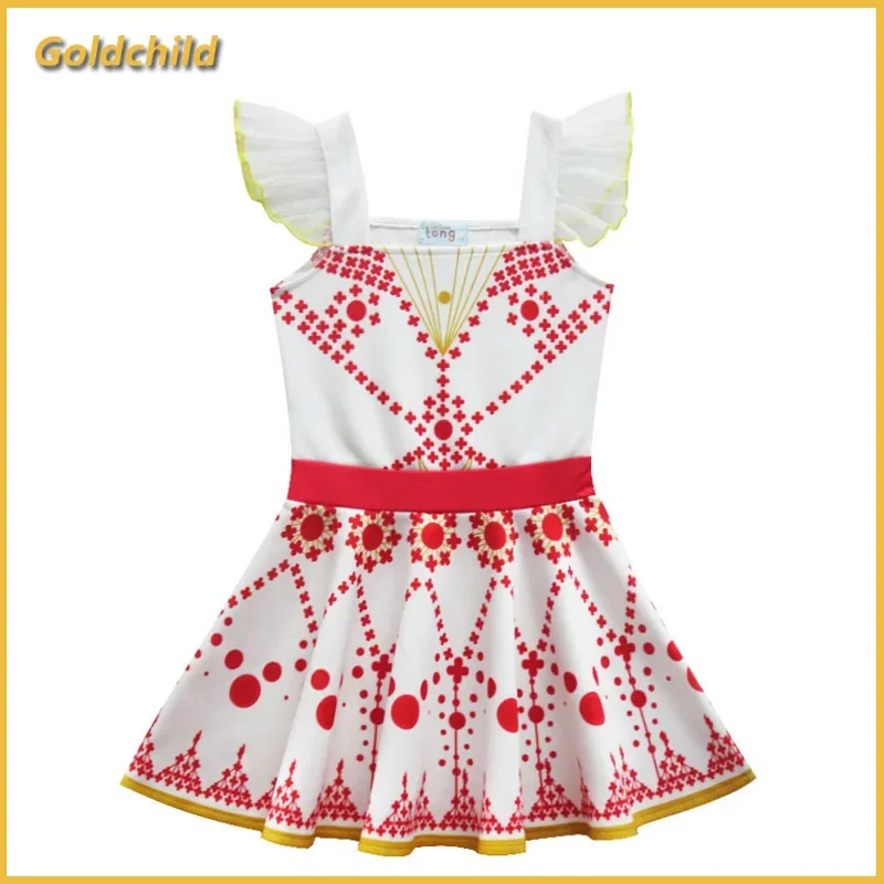 New Movie Ballerina Felicie Cosplay Costume for Girls Party Clothes Halloween Costume for Kids dancing christmas dress crown