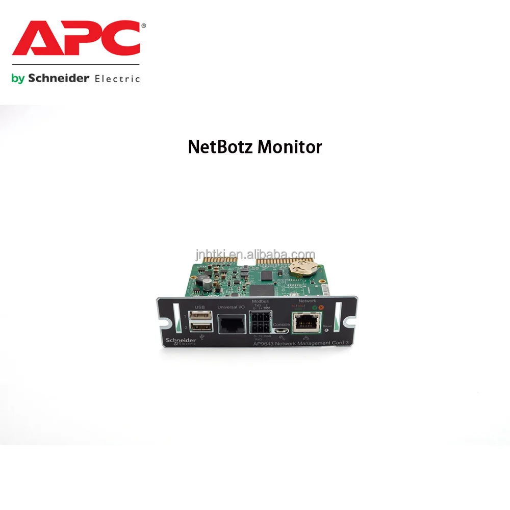 

APC AP9643 APC UPS Network Management Card 3 With Environmental Monitoring and MODBUS