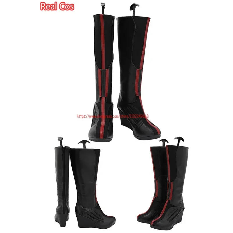 

RealCos Wanda Cos Vision Cosplay Shoes Women Costume Accessories Witch Disguise Boots Adult Female Halloween Carnival Suit Props