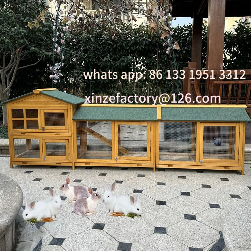 

Customizable Outdoor Rabbit Cage Breeding Cage Villa Rainproof Anticorrosive Rabbit House