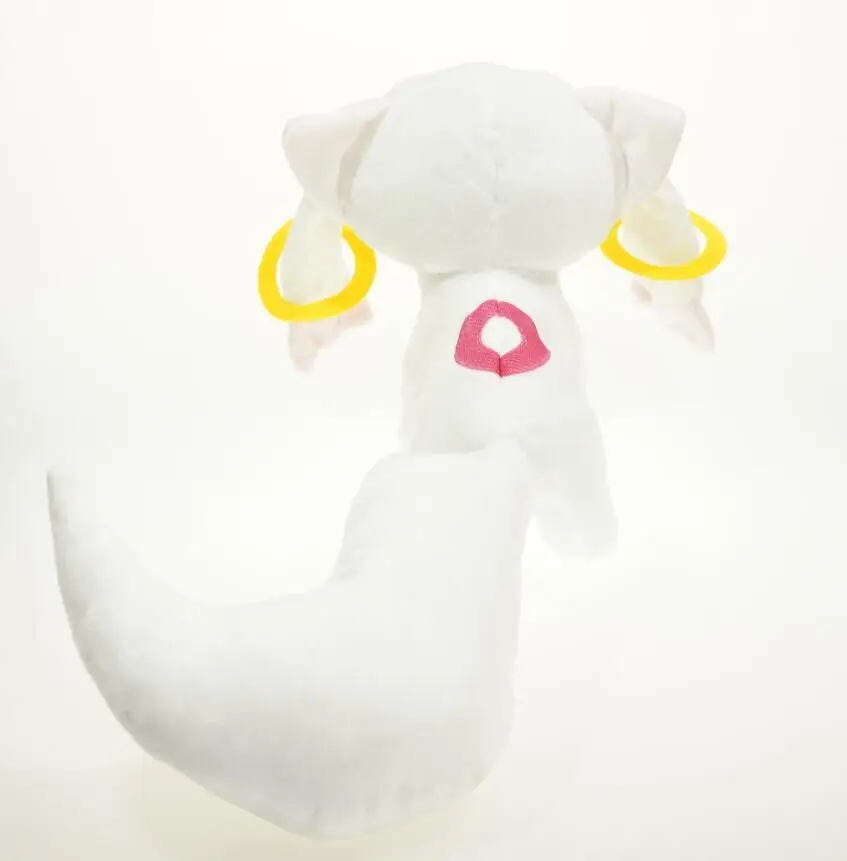 Kawaii anime qbay gato puella magi madoka magica magia kyubey figura de ação bonito brinquedo animal travesseiro macio boneca ornamento crianças presente