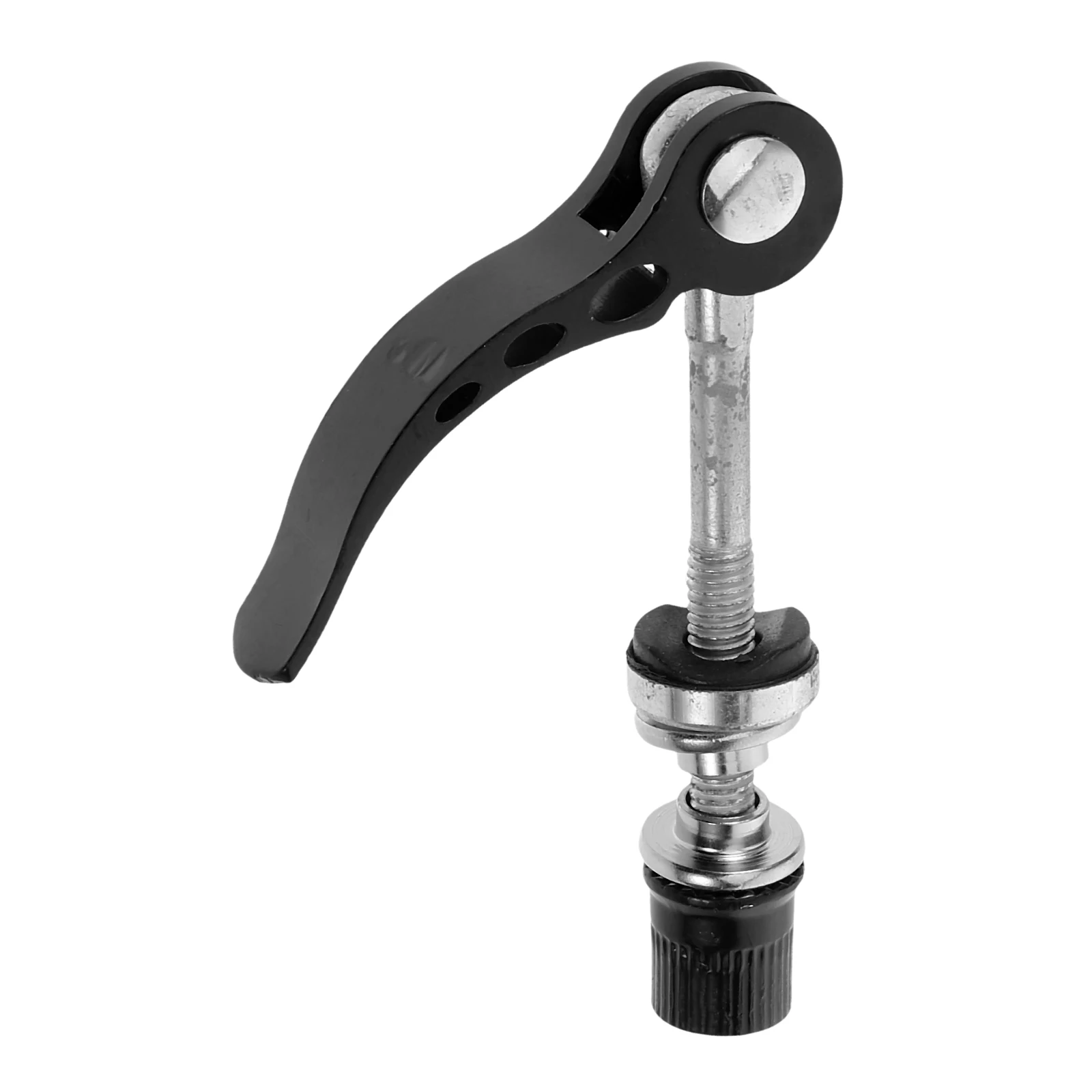 

Quick Release Hub Road Bike Mountain Bike Front & Rear Axle Hollow Shaft Set with Standard Spacing (Black)